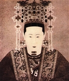 039 明 戴凤冠、穿霞帔的明朝皇后 南薰殿旧藏《.jpg