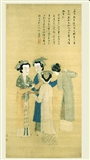041明 着褙子的女子 唐寅《王蜀宫妓图》.bmp