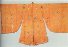 明 桃红纱地彩绣花鸟纹褙子.jpg