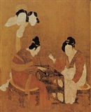 唐 女子对弈图.bmp