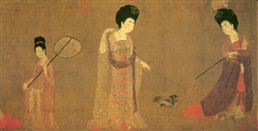 唐 簪花仕女图局部.bmp
