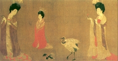 唐 簪花仕女图局部1.bmp